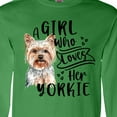 thumbnail image 4 of Inktastic A Girl Who Loves Her Yorkie Long Sleeve T-Shirt, 4 of 5