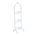 thumbnail image 1 of 3 Layer Dessert Metal Tray Wedding Cake Stand Cupcake Tray Display Rack White, 1 of 8