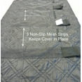 thumbnail image 2 of Covered Living Deluxe Quilted and Padded seat cover with Non-Slip Fabric in Seat Area for Pets - One Size Fits All 56"Wx94"L Black, 2 of 3