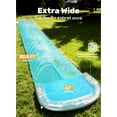 thumbnail image 2 of Joyfy 32.5ft Extra Long Water Slide and 2 Inflatable Boards, Heavy Duty Lawn Water Slides 2 Waterslide Slip with Sprinkler for Kids Adults, 2 of 10
