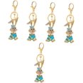 thumbnail image 1 of SURJDE 2pcs Bunny Keychain Key Rings for Car Keys Purse Key Chain for Wallet Baby Pendant Rhinestones, 1 of 7
