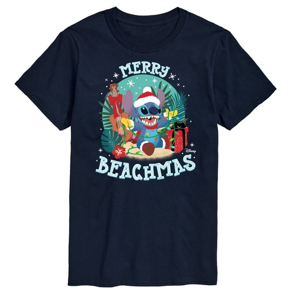 Lilo & Stitch - Merry Beachmas - Men's Short Sleeve Graphic T-Shirt
