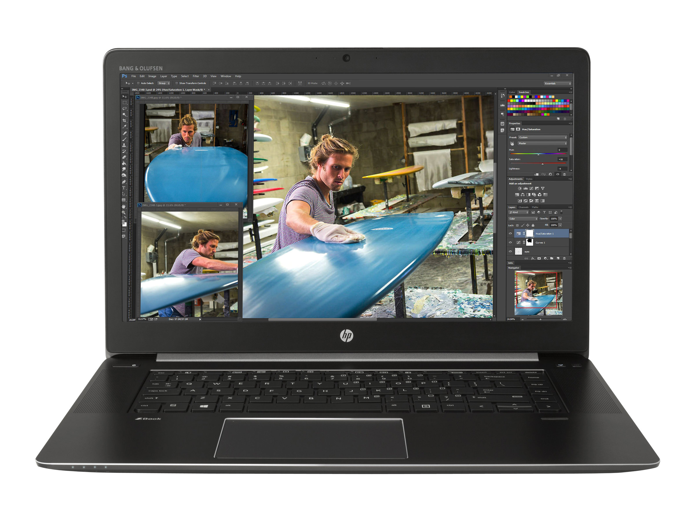 HP ZBook Studio G3 / Core i7-6700HQ (4コア) /メモリ 16GB /nVIDIA