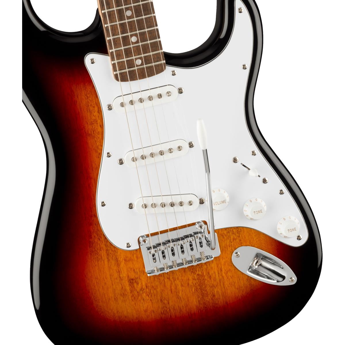 Fender Squier Affinity Series Electric Guitar, 3-Color Sunburst, Laurel Fingerboard