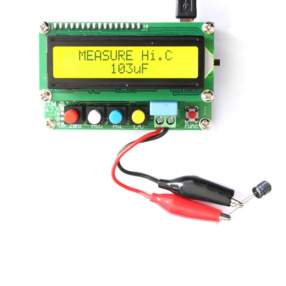 Treedix LC100-A Digital L/C Meter LC100A Multimeter 4 Gears Capacitance and Inductance Meter