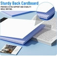 thumbnail image 5 of UniVerse 3pcsLegal Pads 8.5x 11,Notepads 8.5x11 Inch, Purple Note Pads Clear Print Writing Pads of Paper,Memo Pads , Perforate Legal Notepads Paper , Wide Ruled Lined with Sturdy Back,30 Sheets/Pack, 5 of 14