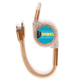 thumbnail image 1 of Nombre país bandera de Bahamas Cable de carga telescópico múltiples USB tres en uno, 1 of 3