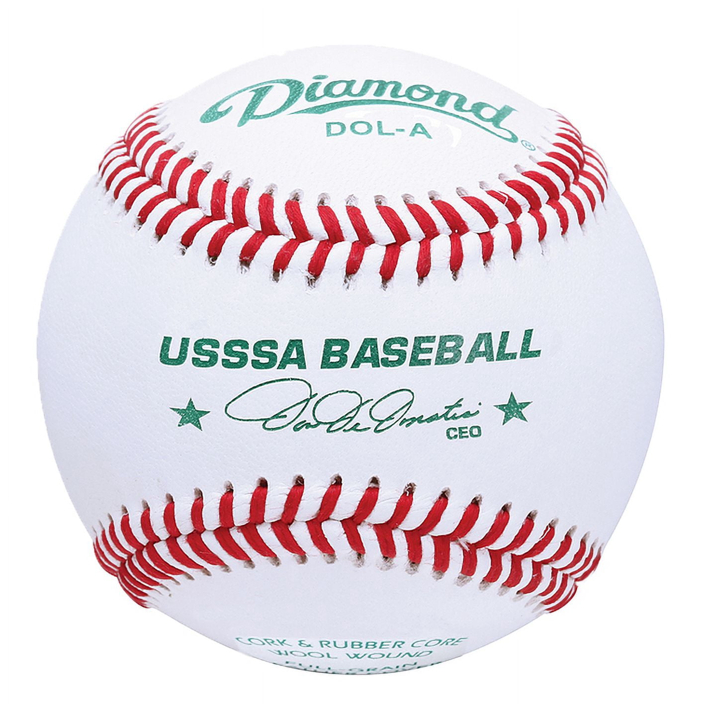 Diamond 6-Gallon Ball Bucket with 30 DOL-A USSSA League Baseballs