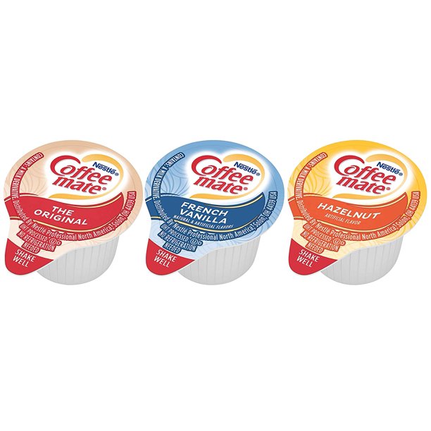 Coffee Mate Liquid Coffee Creamer Singles Variety Pack, Original