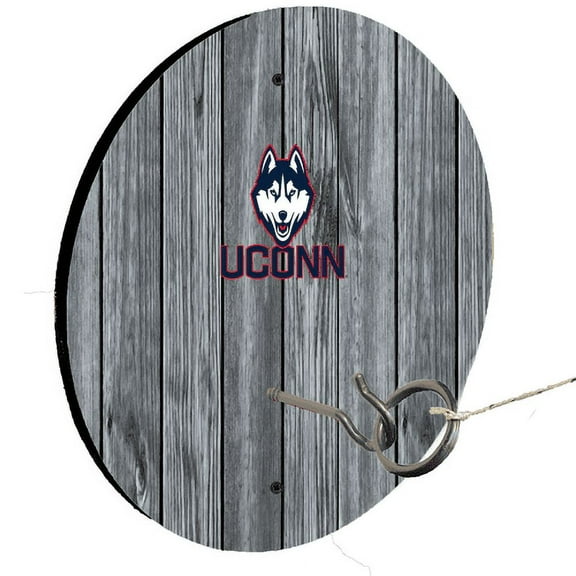 University of Connecticut "UConn" Gray Ring Toss Lawn Game