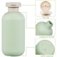 thumbnail image 3 of Botellas de champú de viaje de plástico de 6.8 oz, rellenables con tapa abatible para artículos de tocador, grandes botellas de champú y acondicionador de viaje a prueba de fugas Changmaius, 3 of 6