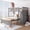 Gray + Solid Wood, variant on Luckynote Wooden Twin Over Full Bunk Bed With Six Drawers And Flexible Shelves,Bottom Bed With Wheels,Espresso(OLD SKU:LP000531AAP)