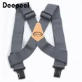 thumbnail image 2 of Men's Work Suspenders YB612 - X-Back, Adjustable Elastic, 5cm Wide, 2 Clips, 120cm, 2 of 10
