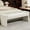 White, variant on Domicare Long Upholstered End of Bed Bench, Plush Foot Stools Ottoman for Bedroom, Entryway Bench and Ottomans for Living Room,White