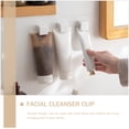 thumbnail image 4 of EeaseCA 4Pcs Toothpaste Wall Holder Facial Cleanser Clip Bathroom Hanging Clamp for Storage, 4 of 7