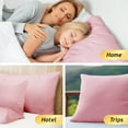 thumbnail image 5 of Kingrest Waterproof Pillow Protectors with Zipper - King Size Cooling Bamboo Rayon Pillow Case Cover, Bed Bug Pillow Cover, Zippered Plastic Pillowcase (2 Packs, King 20"x36"), 5 of 6