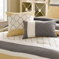 thumbnail image 6 of Riverbrook Home 7 Pc Comforter Set, Queen, Yellow/Gray, Verdugo, Embroidered, Polyfil, 6 of 6