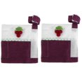 thumbnail image 2 of Miangastore 2 Pcs Gants de Poignée de Réfrigérateur Housse de Protection de Poignée de Porte pour la Maison (Violet), 2 of 8