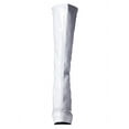 thumbnail image 5 of Ellie Shoes E-421-Groove 4" Knee-High Womens Boots with Zipper. White / 12, 5 of 8