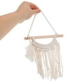 thumbnail image 5 of STOBOK Handmade Beige Cotton Boho Wall Hanging Tapestry for Bedroom and Living Room Decor, 5 of 6
