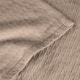 thumbnail image 6 of BNM Diamond Cotton Blanket, Throw, Khaki Beige, 6 of 12