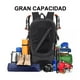 thumbnail image 2 of Mochila viaje 40L color negro diseño rayas, 2 of 5
