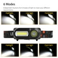 thumbnail image 3 of Headlamp Flashlight Ultra-Light Bright LED Rechargeable Headlight Waterproof Head Lamp  8 Modes for Outdoor Camping Cycling Running Fishing, 3 of 7