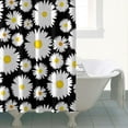 thumbnail image 4 of Waterproof Cute Daisy Shower Curtain 72x72 Inch Boho Style Polyester Unique Shower Curtain for Bathroom Hotel Home Decor with 12 Plastic Hooks, 4 of 5