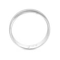 thumbnail image 2 of Bague de Mariage Brossée 950 Palladium Homme 6mm Ajustement Confortable, 2 of 3