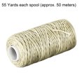 thumbnail image 2 of Unique Bargains Khaki Polyester Waxed Leather Sewing Thread, 55 Yards, 2 of 6