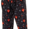 thumbnail image 3 of Magic The Gathering Men's Pajama Lounge Pants Allover Planeswalker Design Adult Loungewear, 3 of 5