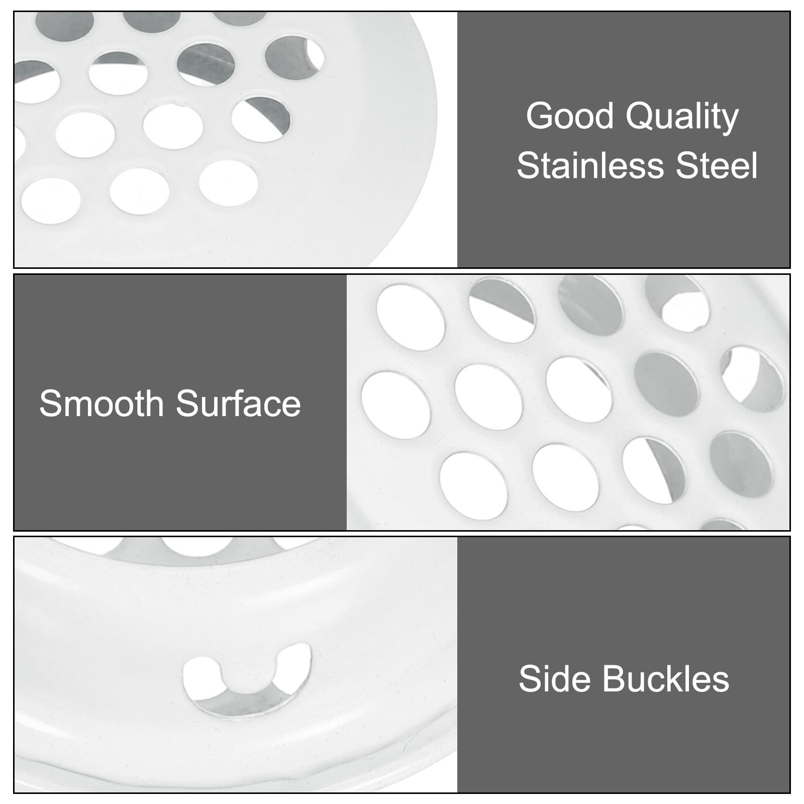 Unique Bargains Stainless Steel Circular Soffit Vent for Home and Office 2" Silver
