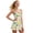 Colorful Coconut Tree, variant on Yuyamidu Hippie Flowers Spaghetti Strap Dresses for Women Cross Back Mini Dress Colorful Floral Athletic Night Out Dress Golf Tennis Dresses Size XS
