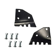 12 Post Hole Digger Serrated Auger Edges w/Nuts and Bolts Replaces Danuser Farmer Bobs Parts 50400 Black