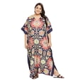 thumbnail image 2 of Gypsie Blu Women Long Kaftan Plus Size Casual Ladies Printed Maxi Dress Online, 2 of 7