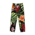 thumbnail image 4 of Balery Men'S Watercolor Tropical Flowers Pants,Sleepwear Pants,Pajama Pants,Pj Bottoms Drawstring And Pockets-Small, 4 of 9