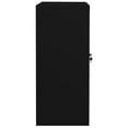 thumbnail image 2 of vidaXL Armoire de Bureau Noire 90x40x90 cm Acier, 2 of 5