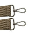 thumbnail image 3 of MOJOGO 1.5 In Wide Suspenders for Men Fashion Casual Solid X Back Adjustable Elastic Strap with 4 Loops for Heavy Duty Brown Free Size, 3 of 5