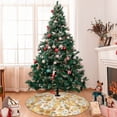 thumbnail image 7 of Sikiie Groovy Hippie Flower Mushrooms 30-48 inches {designName} Print Christmas Tree Skirt Snowman Xmas Tree Skirt with Edge Christmas Decorations for Holiday Party36", 7 of 7