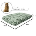 thumbnail image 2 of Camping Pet Bed, Outdoors Recreation Wildlife Adventures Stay Wild Freedom Lettering, Chew Resistant Pad for Dogs and Cats Cushion with Removable Cover, 24" x 39", Pale Green Dark Green, by Ambesonne, 2 of 4