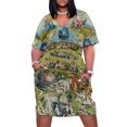 thumbnail image 2 of El Bosco - El Jardín de las Delicias (panel central) Vestido holgado con bolsillos vestidos verano, 2 of 7
