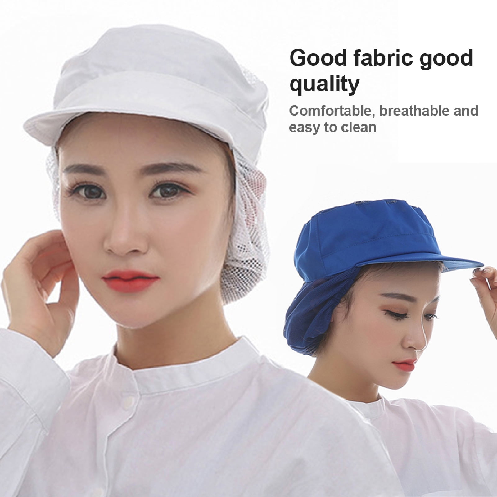 Unisex Scrub Cap Food Hat Chef Cook Breathable Adjustable Catering Kitchen Cap. 