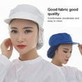 thumbnail image 2 of Women/Men Chef Hat, Breathable Washable Elastic Cotton Mesh Waiter Hat for Kitchen Cafe Restaurant Food Factory Workshops, 2 of 7