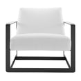 thumbnail image 6 of Modway Seg Upholstered Accent Chair in Black White, 6 of 9