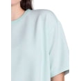 thumbnail image 3 of RBX Active Women's Super Soft Luxe Athleisure Fabric Oversized Short Sleeve T-Shirt, 3 of 6