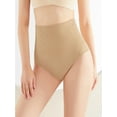 thumbnail image 5 of INSPIRE CHIC Women's Tummy Control Thong Panties Shapewear Slimmer High Waist Non-Marking Solid Briefs, 5 of 5