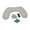 Milk coffee color, variant on TOOYFUL U Shape Arm Rest Arm Rest Cushion Nail Arm Rest Stand Detachable Stand Metal Stand for Personal Women Nails Supplies Home DIY Black
