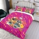 thumbnail image 3 of Sema la Súper Conjunto de sábanas temático, trío de piezas, cómodo y amigable con la piel, diseño único, regalo de decoración para el hogar para familiares, amigos y fans,173cm *218cm, 3 of 6