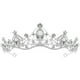 thumbnail image 1 of KAKOWELY Corona de tiara de boda, tocado de novia, diadema de diamantes de imitación, diadema de novia, decoración para el cabello de novia, 1 of 5