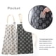 thumbnail image 5 of Matsuzay Delantal ajustable de gran capacidad bolsillo baberos de cocina patrón de árbol para hornear delantales de limpieza para el hogar para Herramientas y accesorios para hornear Gris Matsuzay HA010178-02, 5 of 6